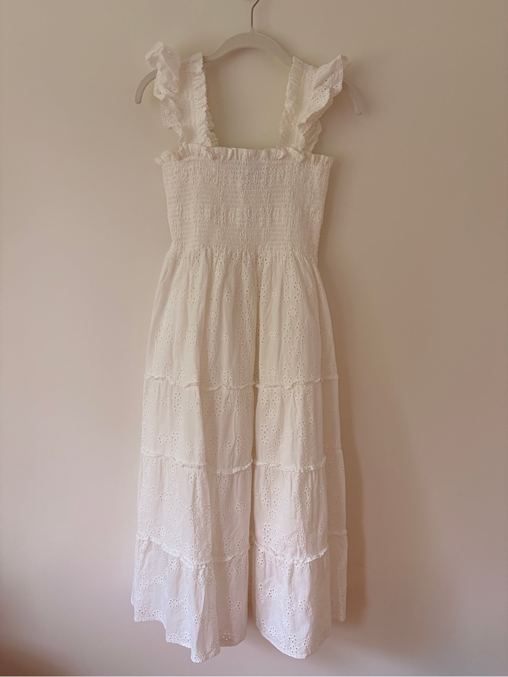Hill House Home White Eyelet Nap Dress